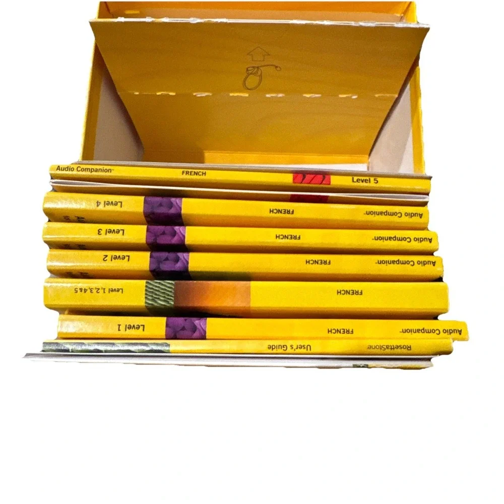Rosetta‎ Stone French v4 Totale Level 1-5 Set by Rosetta Stone No Headset